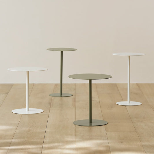 Modern Round Metal Side Tables