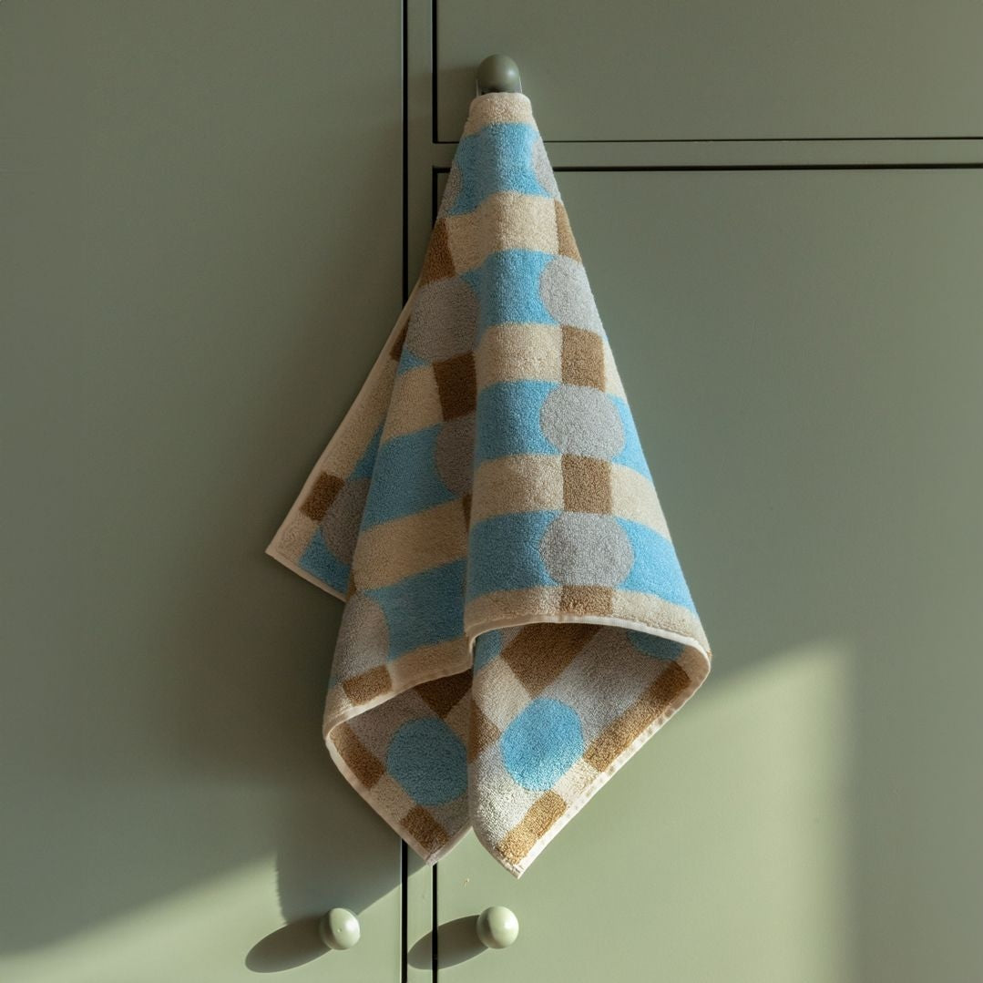 Dot Check Hand Towel