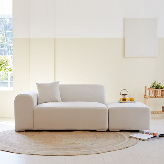 Modern Modular Sofa with Ottoman