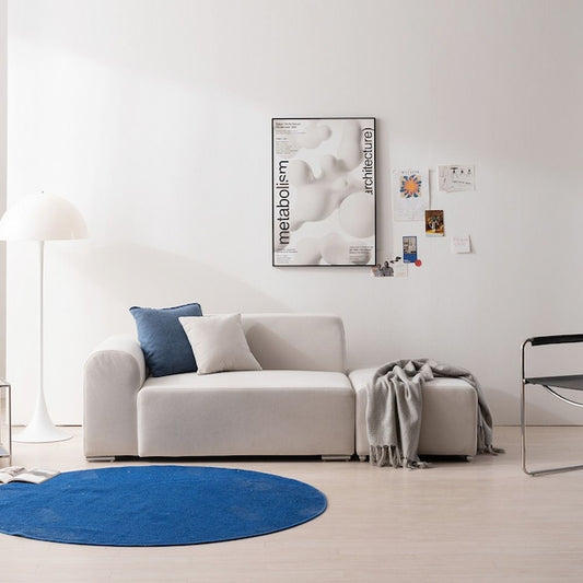 Modern Modular Sofa with Ottoman