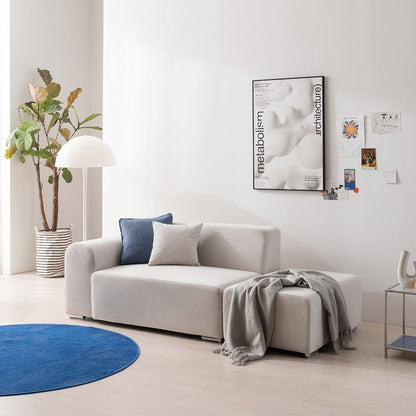 Modern Modular Sofa with Ottoman