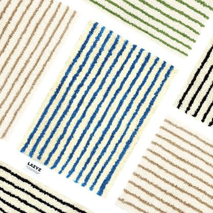 Striped Bath & Kitchen Rug