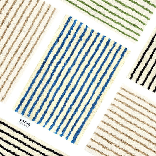 Striped Bath & Kitchen Rug