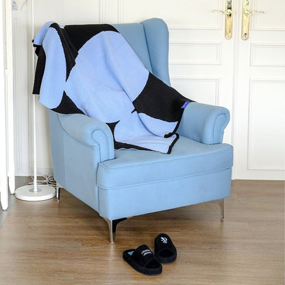 Reversible Knit Throw Blanket
