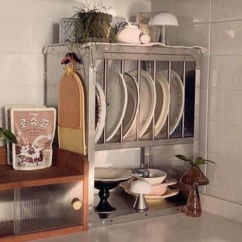 Stainless Steel Countertop Dish Rack