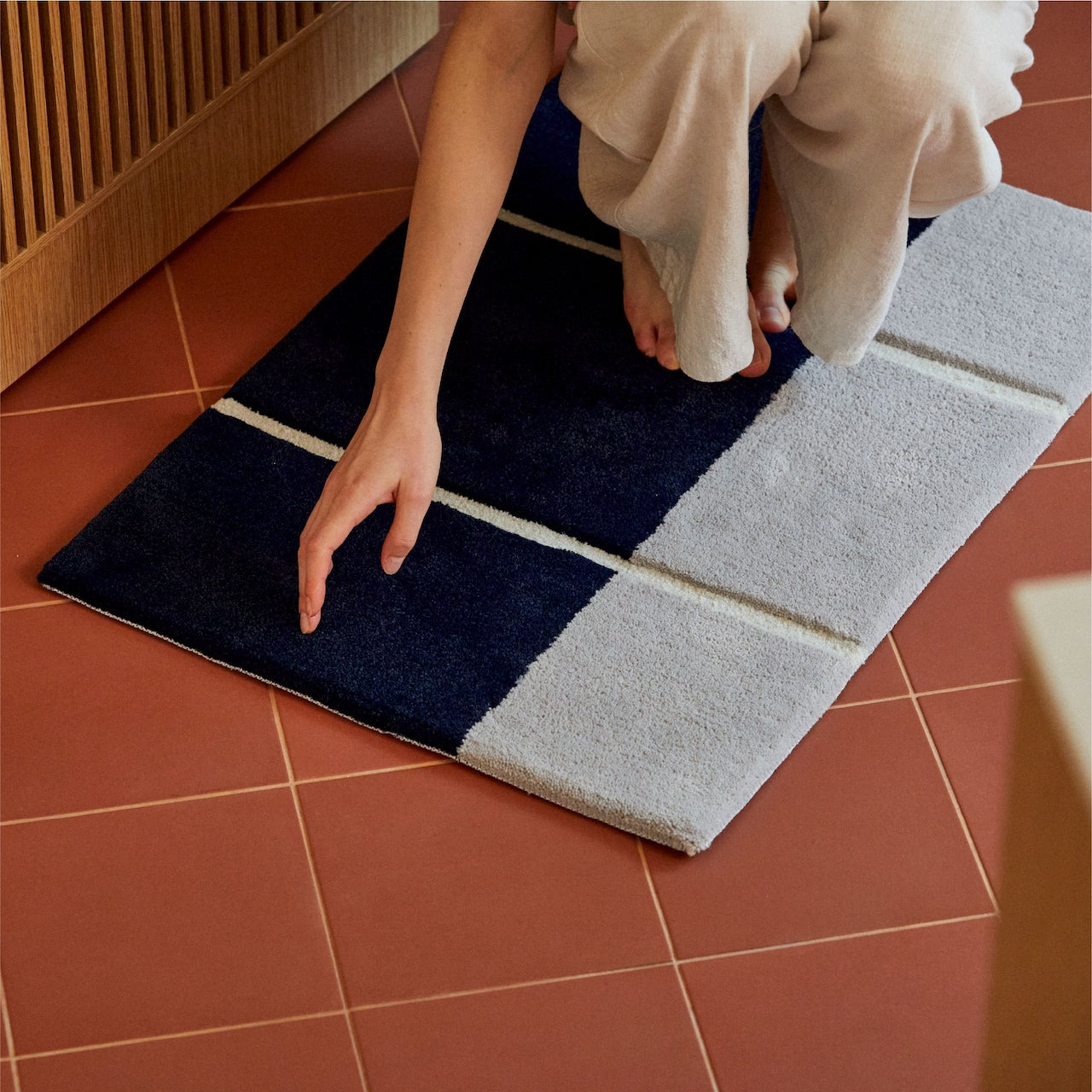 Wavy Tufted Door Mat