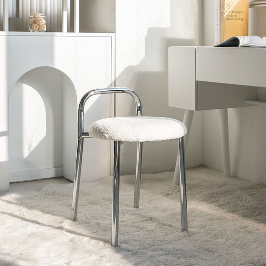 Chrome Loop Back Chair