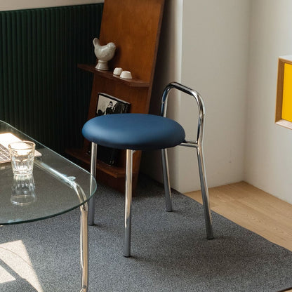 Chrome Loop Back Chair