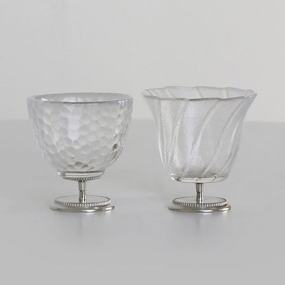 Tiny Toast Stainless Steel Goblet Shot Glass