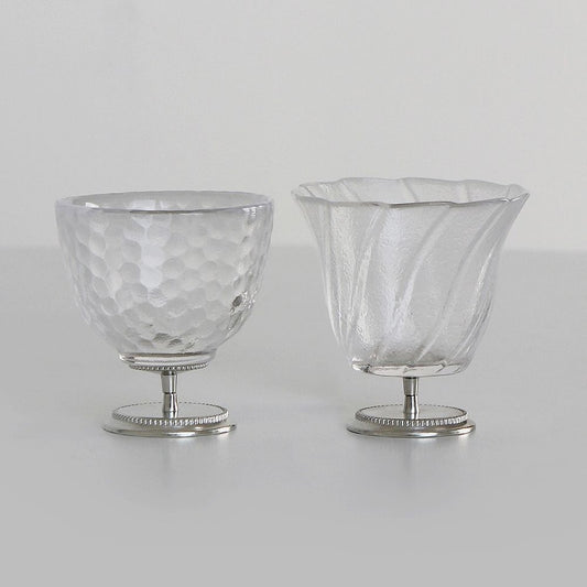 Tiny Toast Stainless Steel Goblet Shot Glass
