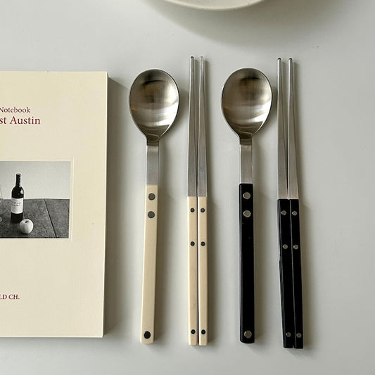 Color Block Spoon & Chopstick Set