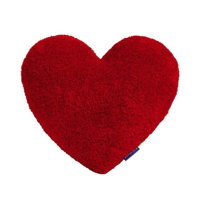 Plush Heart Cushion - lifestyle