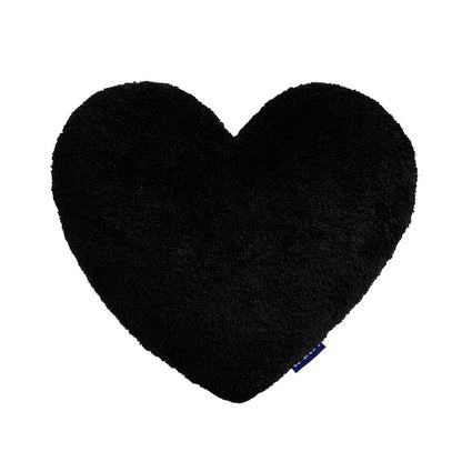 Plush Heart Cushion - detail view
