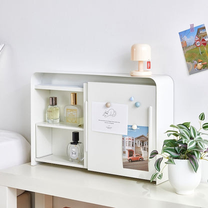 Slim Sliding Metal Storage Organizer