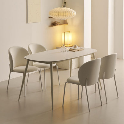 Oval Porcelain Ceramic Dining Table