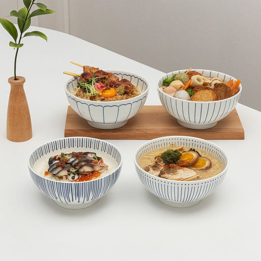 Japanese Noodle Bowl Set of 2