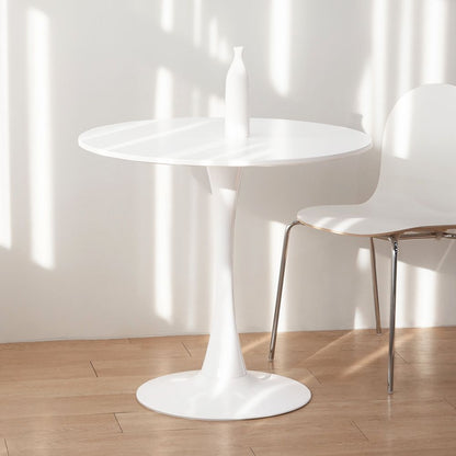 White Round Pedestal Dining Table