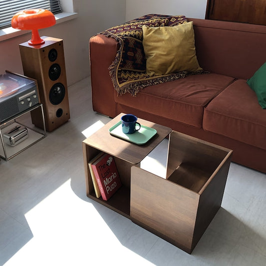 Multipurpose Cube Storage Table