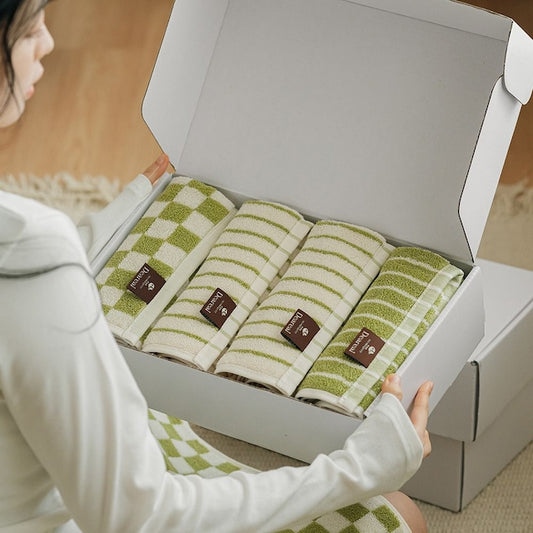 The Mood Towel Gift Set – Olive Collection (4-Pack)