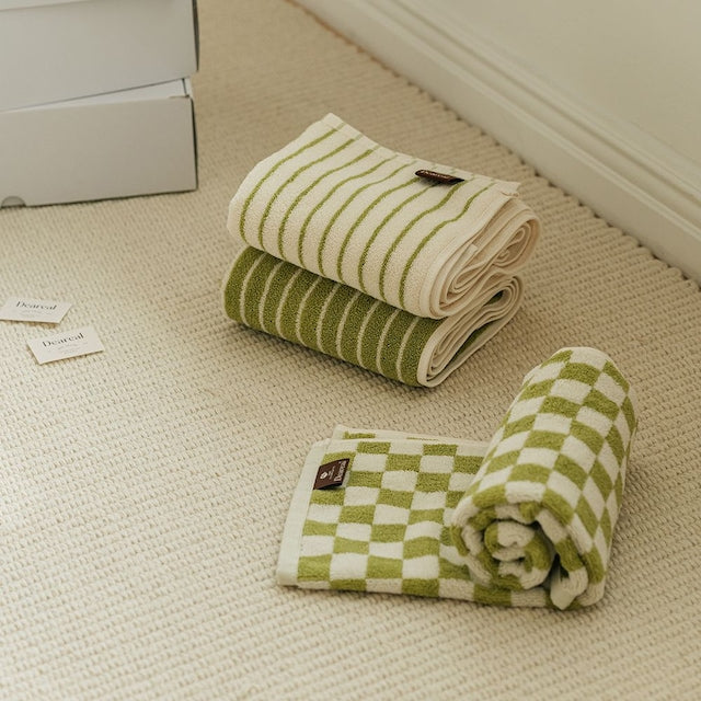 The Mood Towel Gift Set – Olive Collection (4-Pack)