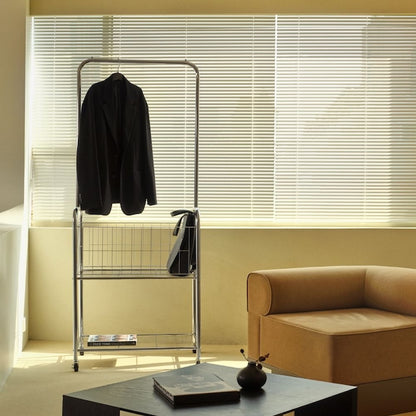 Rolling Metal Garment Rack