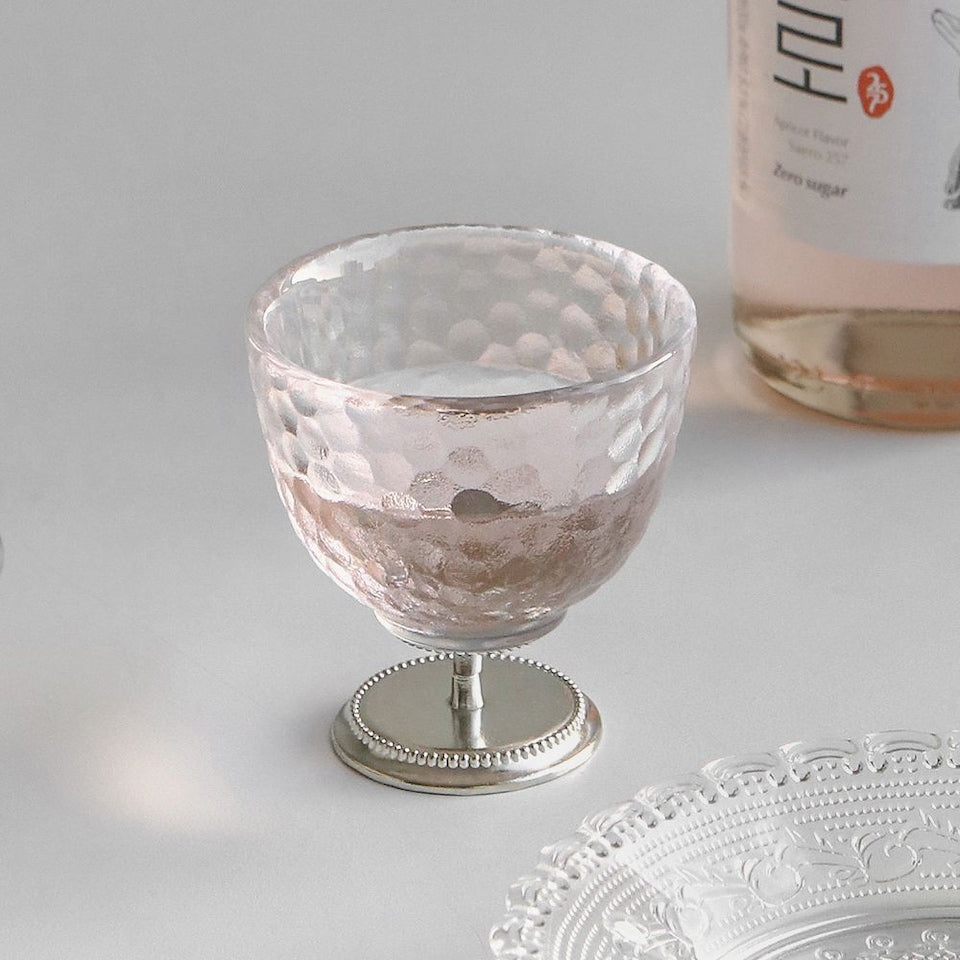 Tiny Toast Stainless Steel Goblet Shot Glass