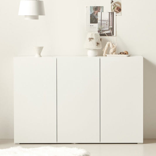 Slim 3-Door Tall Storage Cabinet