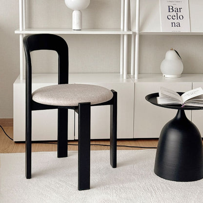 Solid Wood Curve Back Dining Chair