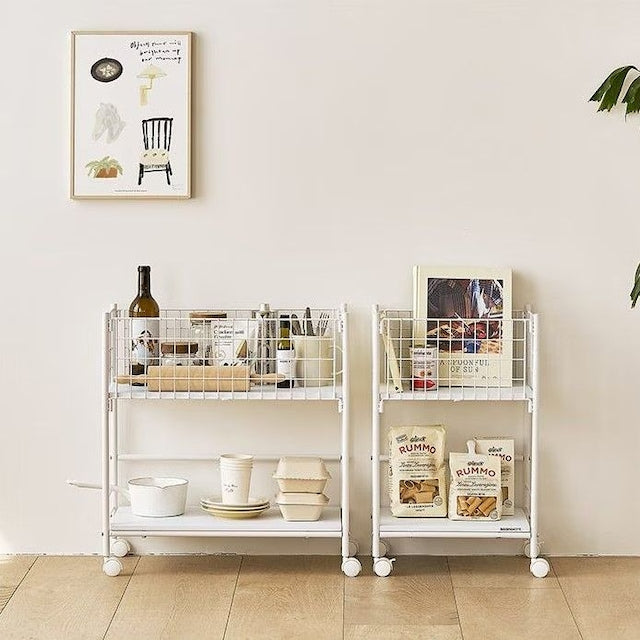 Haze Storage Trolley Laundry Basket