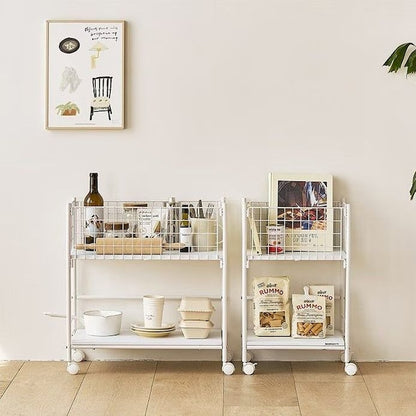 Haze Storage Trolley Laundry Basket