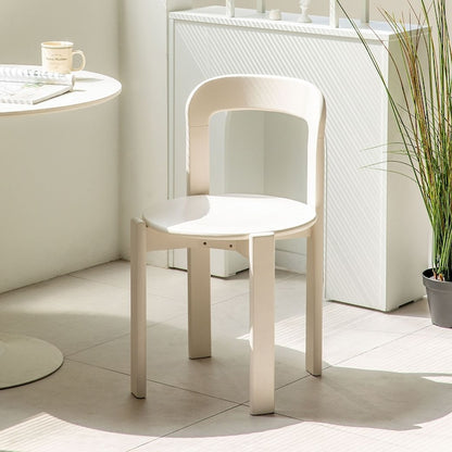 Solid Wood Curve Back Dining Chair