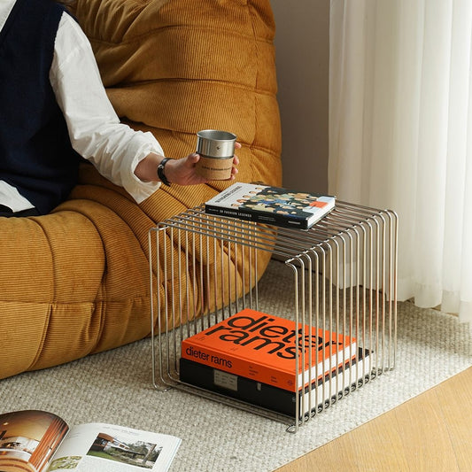 Open Wire Cube Table