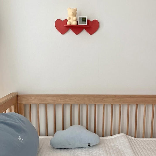 Triple Heart Wall Shelf