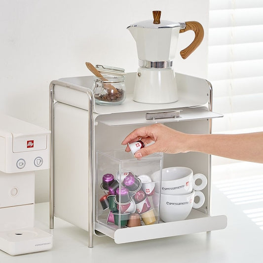 White Sliding Door Metal Storage Cabinet