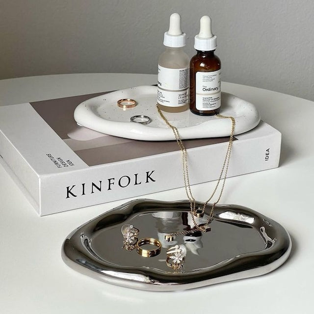 Ceramic Bubble Accessory Tray
