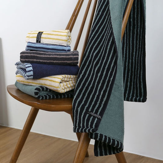 Hotel Collection Stripe Solid Bath Towel