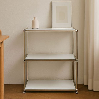 Mid-Century Extendable DIY 2-Tier Modular Shelf