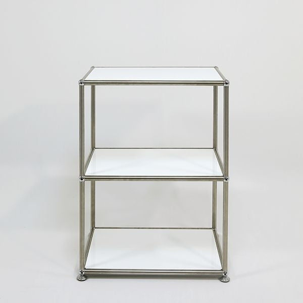 Mid-Century Extendable DIY 2-Tier Modular Shelf