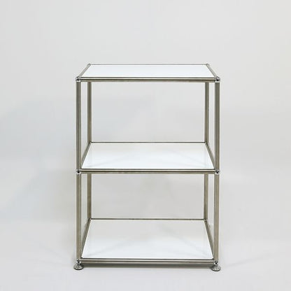 Mid-Century Extendable DIY 2-Tier Modular Shelf