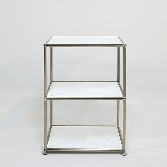 Mid-Century Extendable DIY 2-Tier Modular Shelf