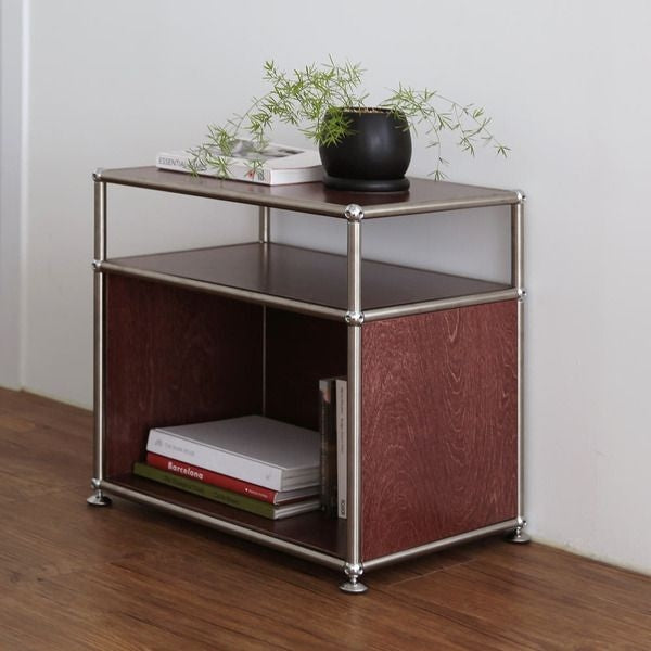 Mid-Century Birch 3-Tier Modular Shelf