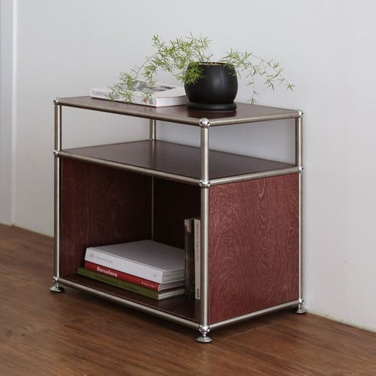 Mid-Century Birch 3-Tier Modular Shelf