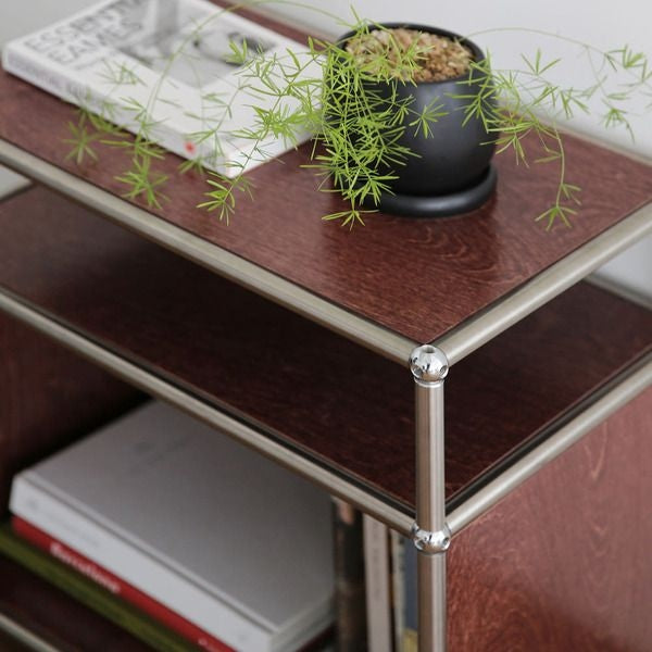 Mid-Century Birch 3-Tier Modular Shelf