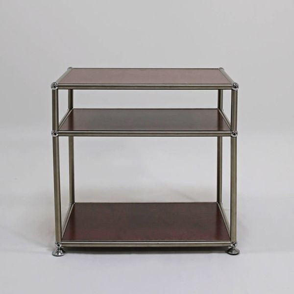 Mid-Century Birch 3-Tier Modular Shelf