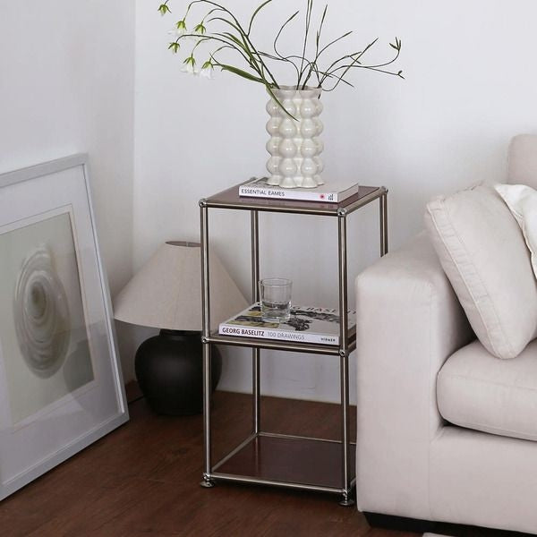 Mid-Century DIY 3-Tier Modular Shelf