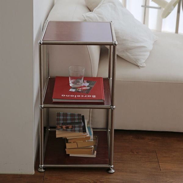 Mid-Century DIY 3-Tier Modular Shelf