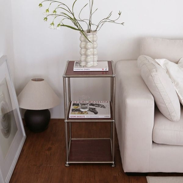 Mid-Century DIY 3-Tier Modular Shelf