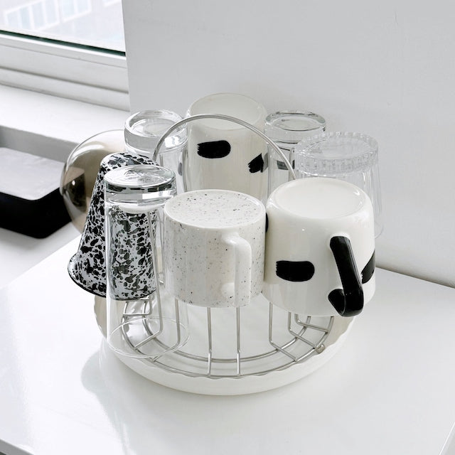 Home Bar Coffee Cup Stand - close up