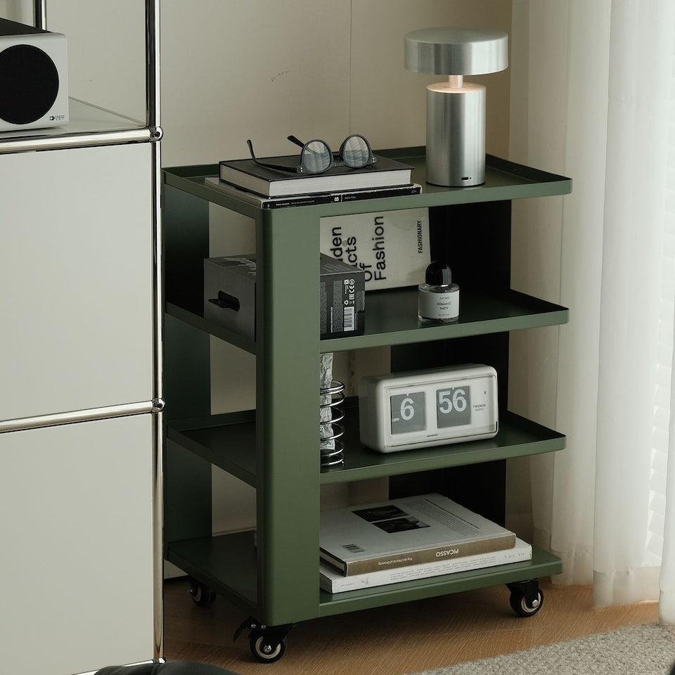 Premium Solid Steel Rolling Storage Cart