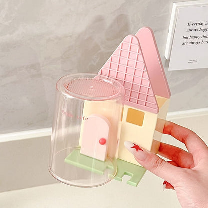 Flip House Toothbrush Holder Set